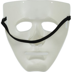 Maska bílá na domalování dětská velikost